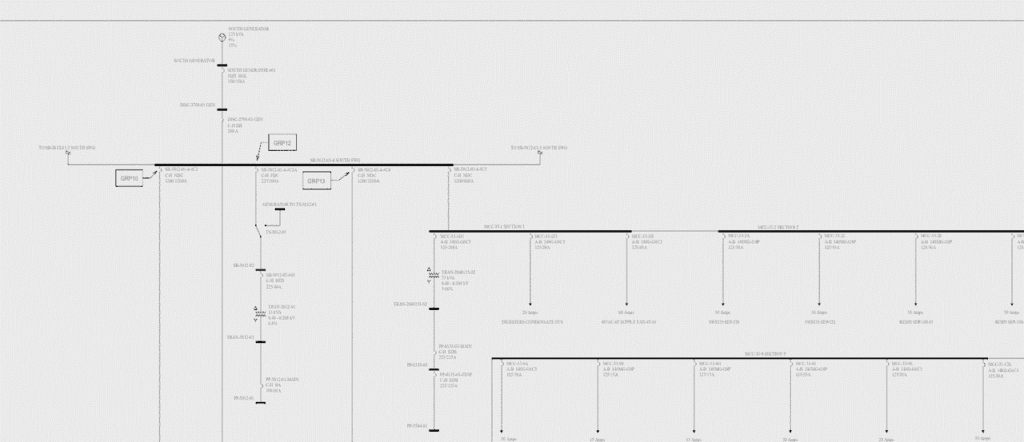 one line diagram example